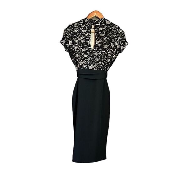 NWT! Quiz clothing short sleeve dress with lace top - Picture 3 of 14